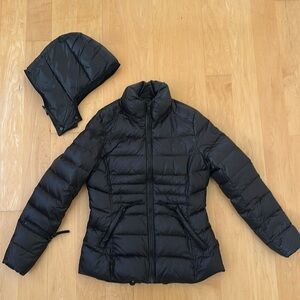 Andrew Marc Puffer Coat with Detachable Hood